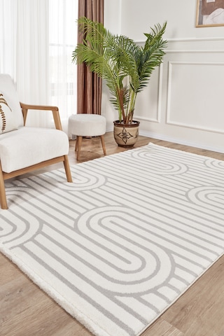 Kaşmir Halı 7/24 Plushy Runa Gray 200x290 Gri