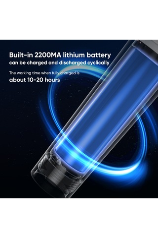 Dofolink Led Bot Navigasyon Işığı, 300-500m Işık Mesafesi, Ip67 Su Geçirmez, 3 Parlaklık Seviyesi, Manyetik Tutma, Type-c Şarj, 10-20h Pil Ömrü Siyah