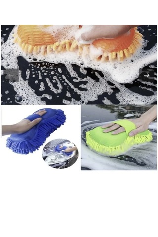 Point Mikrofiber Araba Yıkama Eldiveni Süngeri Temizleme Oto Bakım Yıkama Bezi Havlu