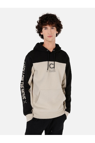 Colin's Colins Normal Kesim Kapüşonlu Baskılı Siyah Erkek Sweatshirt Cl1070813 Siyah