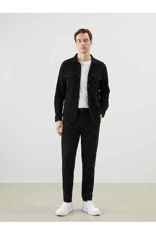 Lcwaıkıkı Classic Siyah Slim Fit Uzun Kollu Erkek Gömlek