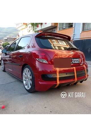 Kit Garaj 207 Arka Ek Plastik Boyalı