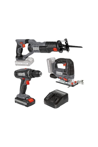 Kraftixx By Einhell Akülü Vidalama Dekupaj Tilki Kuyruğu Set 1x2 Amper