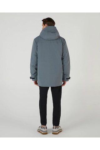 Skechers Gri Erkek M Outerwear Coated Jacket Mont S242049-003