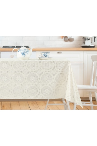 Madame Coco Anita Pvc Masa Örtüsü Maor0000000007100 X 140 Cm-ekru