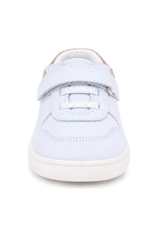 Rakerplus Bob Hakiki Deri Beyaz Nubuk Bakır Cırtlı Bebek Sneaker Ayakkabı