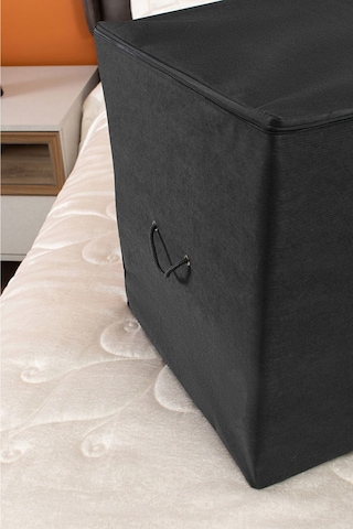 Serstil Büyük Boy Baskı Detaylı Siyah Hurç 74 X 46 C 46 Cm
