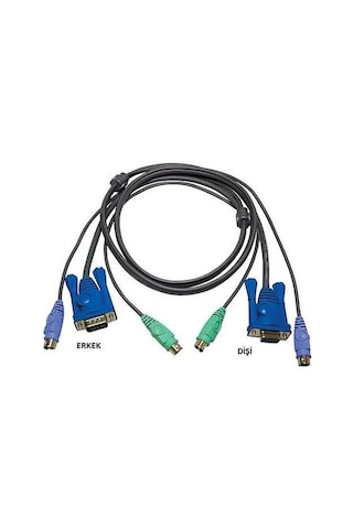 Kvm Kablo Erkek Dişi Kvm Switch Kablosu Dişi Erkek Kvm Switch Kablosu 1 Metre