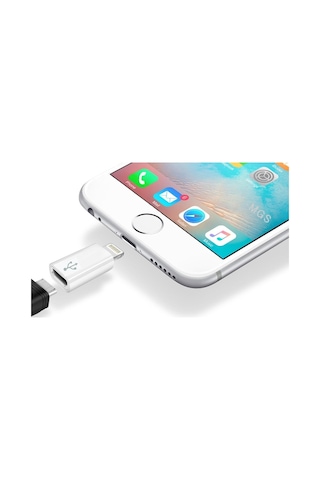 Apple Uyumlu iPhone Lightning Micro Usb Çevirici Dönüştürücü Adaptör