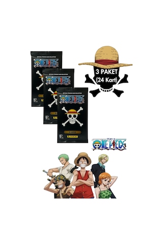 Toyika Panini One Piece Lisanslı Orijinal Trading Kartları Cards Koleksiyonluk 8li X 3 Paket