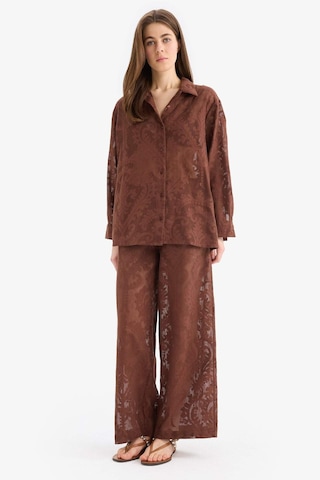 DeFacto Dantelli Esnek Belli Beyaz Plaj Pantolonu-Fall in Love D9767AX25SMBN319