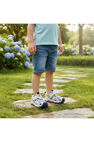 Cool Suv Bebe Ortopedik Önü Kapalı Spor Sandalet Lacivert