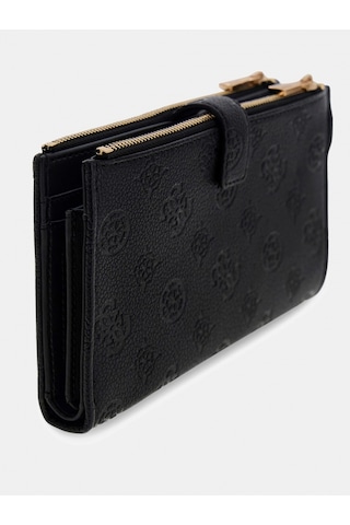 Guess Anise Çift Fermuarlı Organizer Kadın Siyah Cüzdan Swpd9916157-blo