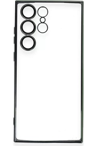 Newface Samsung Uyumlu Galaxy S23 Ultra Kılıf Razer Lensli Silikon - Yeşil Resimdeki