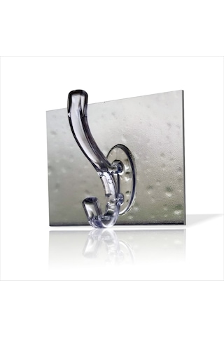 Büyük 35 Cm 5li Yapıştırma Ev Ofis Ibanyo Wc Tuvalet Askısı Askı Şeffaf