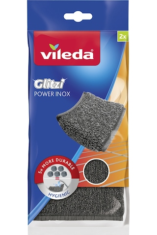 Vileda Glitzi Power Inox Pad Bulaşık Teli 2 Adet