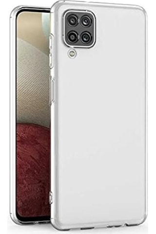 Logis Samsung Galaxy Uyumlu A22 Kılıf Süper Silikon Şeffaf Şeffaf