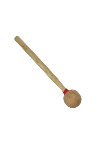 Youmex Kahverengi Pamuklu Bas Davul Çubuğu - Ahşap Saplı, Dayanıklı Ve Anti Kayma Tasarımı İle Akustik Performans Artırıcı Vurmalı Enstrüman Aleti Kahve
