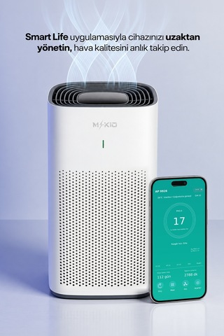 Hava Temizleme Cihazı – Hepa Filtreli, Ultra Sessiz Çalışma Modu 10dB, Wi-Fi Mobile Uygulama Destekli ve H13 Çok Katmanlı Filtreleme