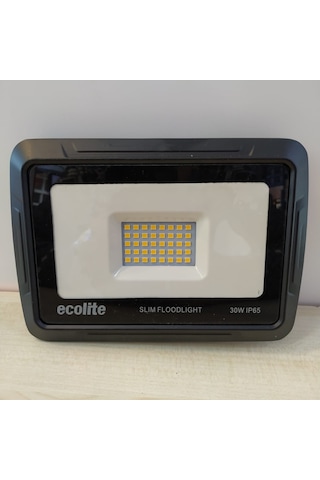 30W Led Projektör Ecolite Gün Işığı(Sarı Işık)