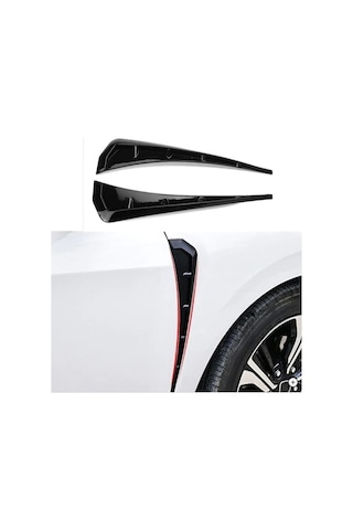 Honda Civic Fc5 Piano Black Çamurluk Venti Izgarası Abs 2 Adet