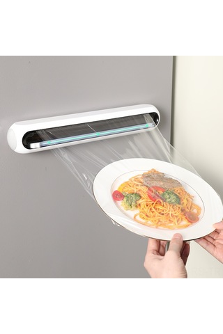 Reedark Pratik Mutfak Streç Film Kesici - Manyetik Tutuculu Beyaz Saklama Kutusu Diğer