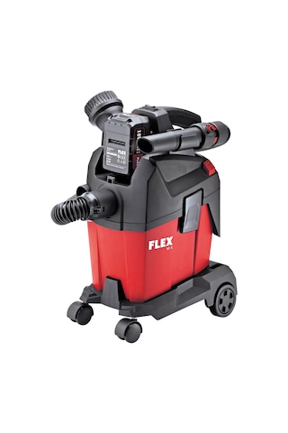 Flex VC6LMC18.0 Aküsüz 18V. 6Lt. Vakumlu Şarjlı Süpürge