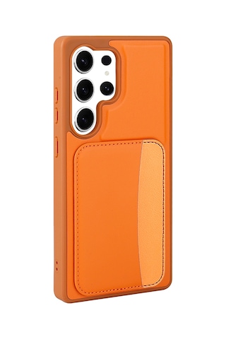 Zore Samsung Galaxy Uyumlu S24 Ultra Kılıf Kartlıklı Zore X-kart Silikon Kapak - Lacivert