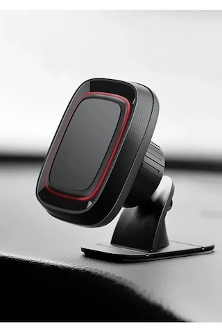 Thentech Klima Menfezine Takılabilen Oynar Başlıklı Mıknatıslı Telefon Tutucu Siyah