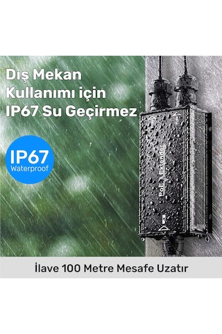 Cudy POE25 Gigabit 2poe Out 1poe In 10/100mbps 2w Metal Kasa Switch