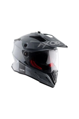 Cross Kask Vizörlü Axor Nardo Gri M