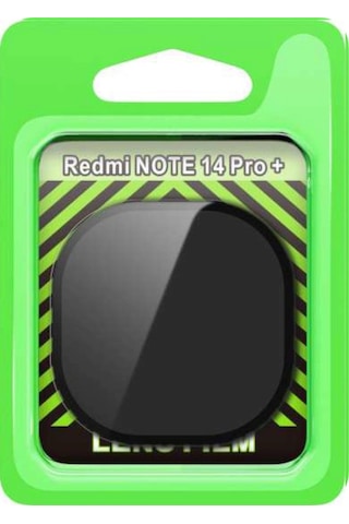 Xiaomi Redmi Note 14 Pro Plus Raze Metal Kamera Lens - Siyah Diğer