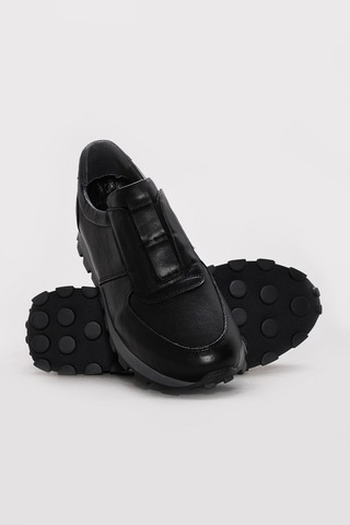 Fast Step Hakiki Deri Erkek Casual Ayakkabı 154ma708-1 Siyah