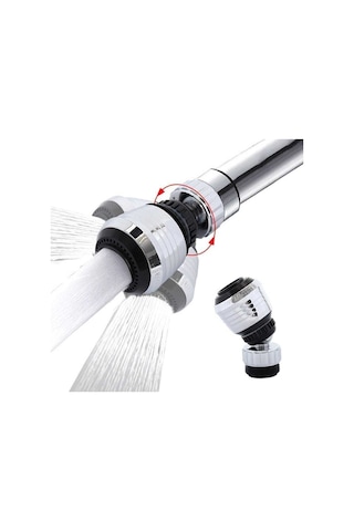 Tasarruflu Fonksiyonlu Musluk Başlığı Yağmurlama  Perlatörlü