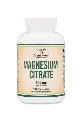 Double Wood Magnezyum Sitrate - 400 Mg 180 Kapsül