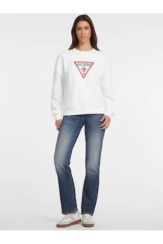 Guess Kadın Sweatshirt-w4yq00kc811 Beyaz