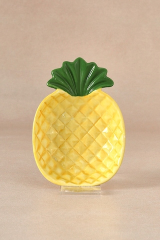 Karaca Pineapple Çerezlik 14 Cm Sarı