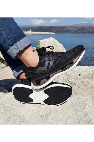 Dunlop 2357-2356 Siyah Air Yumuşak Taban Erkek Spor Ayakkabı Siyah