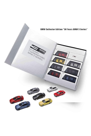 1:64 Minichamps Bmw Collector Edition 50 Years Bmw 3 Series Set 7 Adet