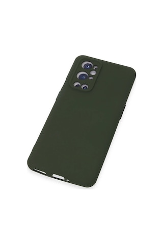Newface One Plus 9 Pro Kılıf Nano İçi Kadife Silikon - Semeglbl - 8 Koyu Yeşil