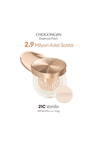 Bakım Sunan Nemlendirici Krem Fondöten Chogongjın Esence Pact 21c Spf50+/pa++++ 0
