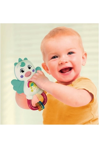 Baby Clementoni Sevimli Unicorn Çıngırak 17778 Çok Renkli