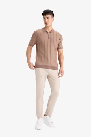 DeFacto Standart Fit Polo Yaka Yarım Fermuarlı Triko Kısa Kollu Tişört F1945AX25SMBN320