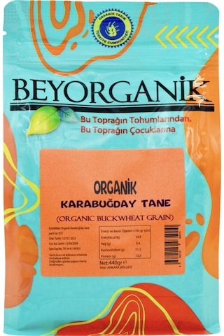 Beyorganik Karabuğday Tane 440 G