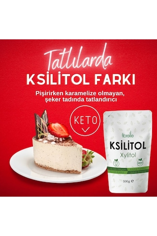 Fibrelle Ksilitol 500 g Keto / Ketojenik / Vegan e Uygundur