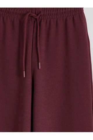 Lc Waikiki Mürdüm Beli Lastikli Geniş Paça Kadın Eşofman Altı