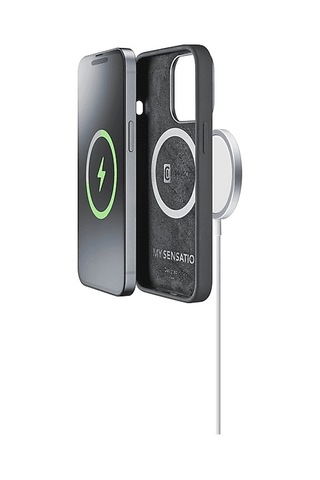 Apple Uyumlu iPhone Cellularlıne 14 Pro Sensation Magsafe Telefon Kılıfı Siyah