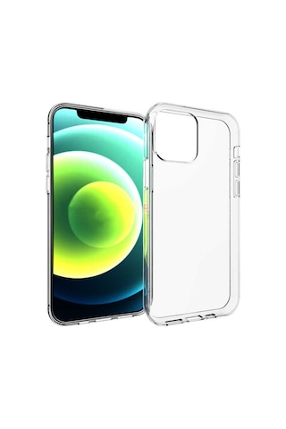 Apple Uyumlu iPhone 14 Pro Tchs Süper Silikon Kılıf-renksiz Renksiz