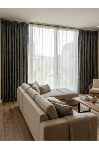 Nivemeshome Hazan 2501 1/3 Pileli Fon Perde Apm
