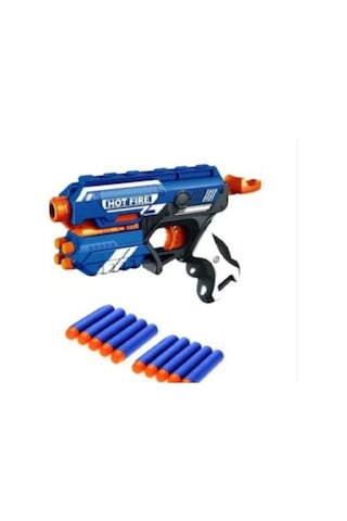 Kutulu Yumuşak Mermili Nişancı Nerf Sünger Mermi Atan Tabanca